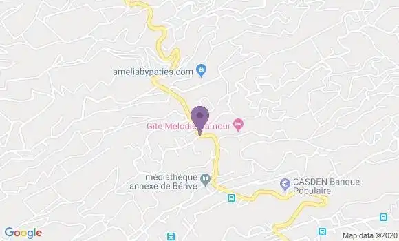 Localisation Crédit Agricole Agence de Le Tampon