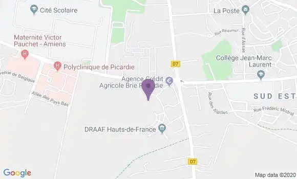 Localisation Crédit Agricole Agence d