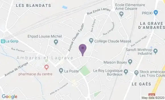 Localisation Crédit Agricole Agence d