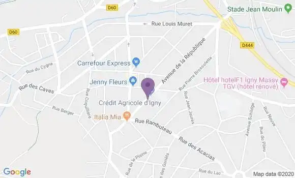 Localisation Crédit Agricole Agence d