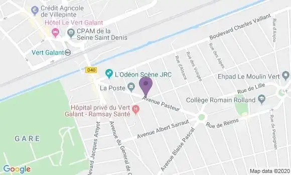 Localisation LCL Agence de Tremblay en France