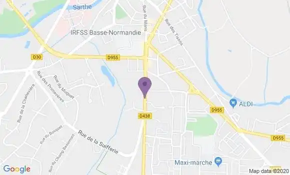 Localisation Crédit Agricole Agence d