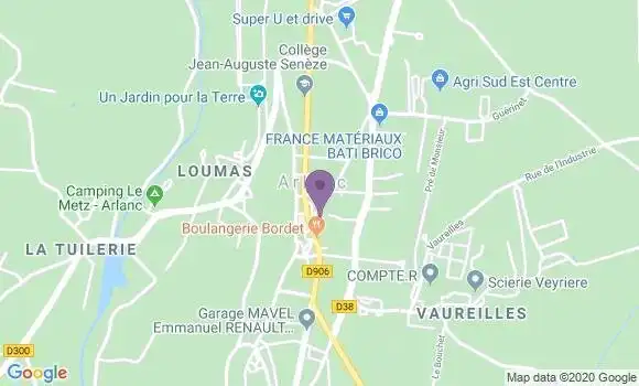 Localisation Crédit Agricole Agence d