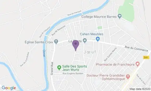 Localisation Crédit Agricole Agence de Crozon