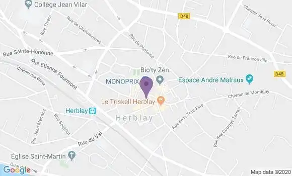 Localisation Crédit Agricole Agence d