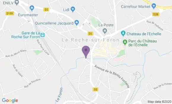 Localisation LCL Agence de La Roche sur Foron