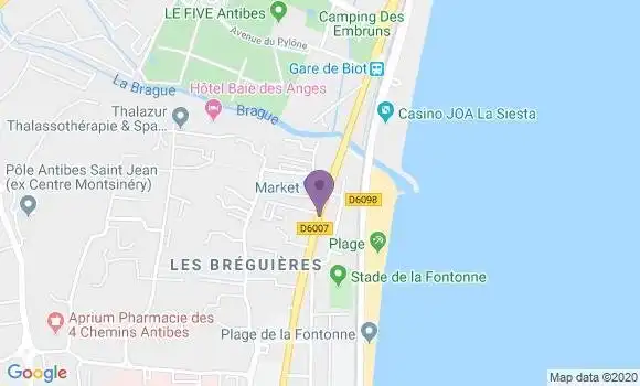 Localisation Crédit Agricole Agence d