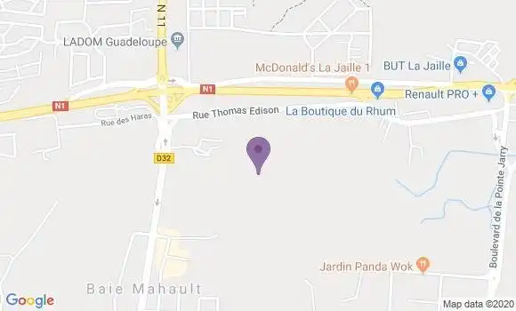 Localisation Crédit Agricole Agence de Destreland