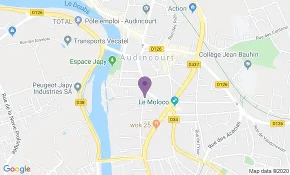 Localisation Crédit Agricole Agence d