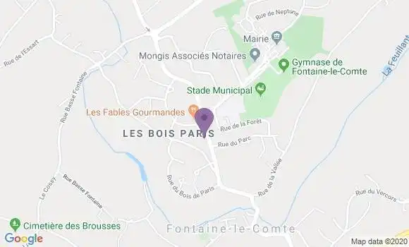Localisation Crédit Agricole Agence de Fontaine le Comte