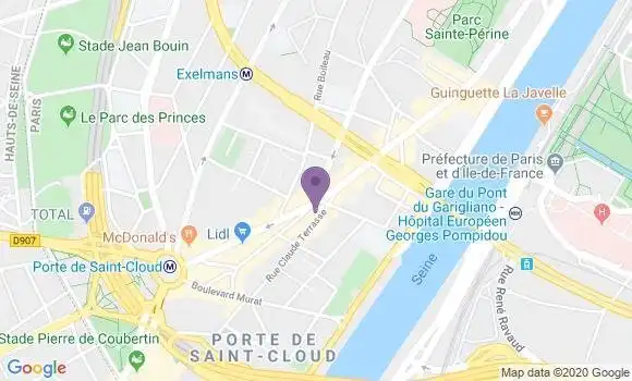 Localisation Crédit Agricole Agence de Paris Versailles