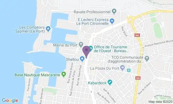 Localisation Crédit Agricole Agence de Le Port