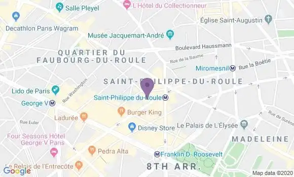 Localisation Crédit Agricole Agence de Paris