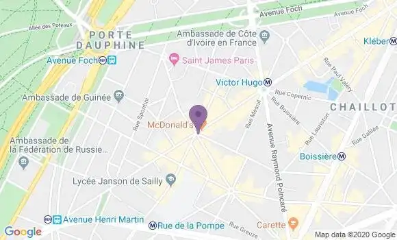 Localisation LCL Agence de Paris Belles Feuilles