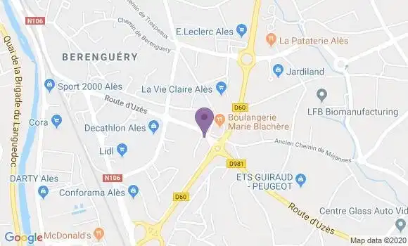 Localisation Crédit Agricole Agence d