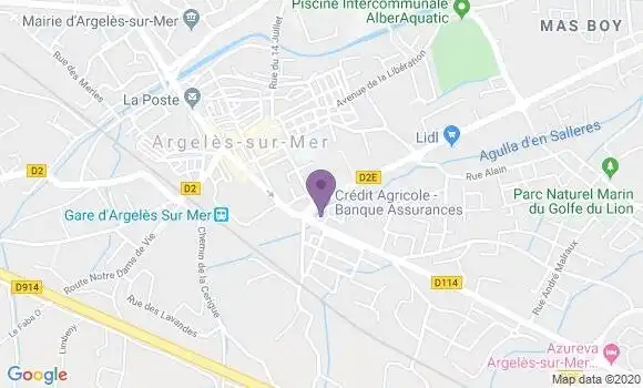 Localisation Crédit Agricole Agence d