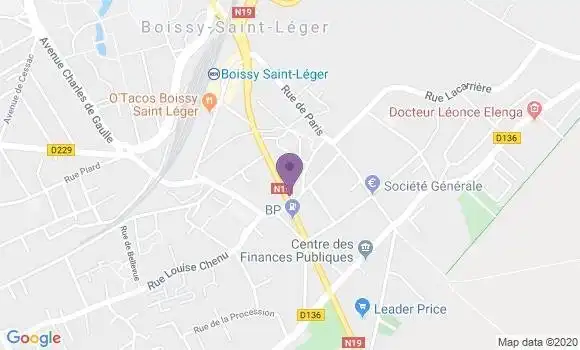 Localisation Crédit Agricole Agence de Boissy Saint Léger