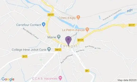 Localisation Crédit Agricole Agence d