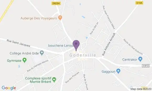 Localisation Crédit Agricole Agence de Goderville