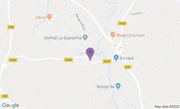 Localisation Crédit Agricole Agence de Lantriac