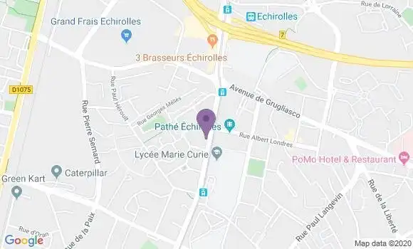 Localisation Crédit Agricole Agence d