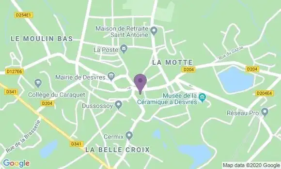 Localisation Crédit Agricole Agence de Desvres
