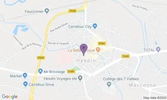 Localisation Crédit Agricole Agence d