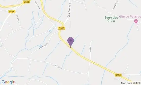 Localisation Crédit Agricole Agence de Bourdeaux