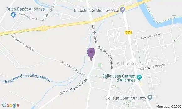 Localisation Crédit Agricole Agence d