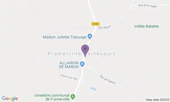Localisation Crédit Agricole Agence de Vauvillers