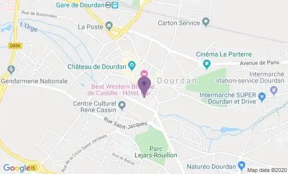 Localisation LCL Agence de Dourdan