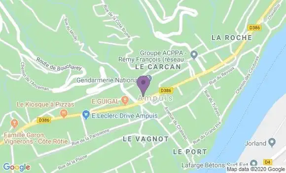 Localisation Crédit Agricole Agence d