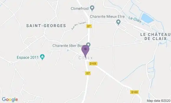 Localisation Crédit Agricole Agence de Claix Palladium