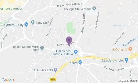 Localisation Crédit Agricole Agence d