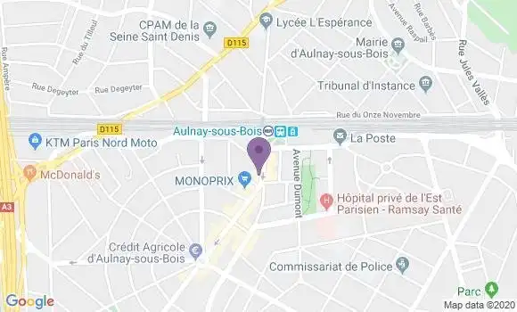 Localisation LCL Agence d