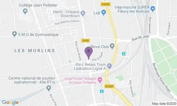 Localisation LCL Agence d