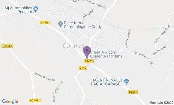 Localisation Crédit Agricole Agence d