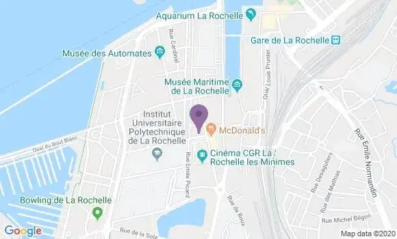 Localisation Crédit Agricole Agence de La Rochelle Immobilière