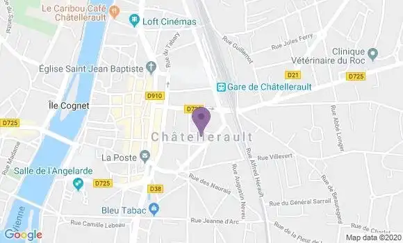 Localisation Crédit Agricole Agence de Châtellerault Auchan