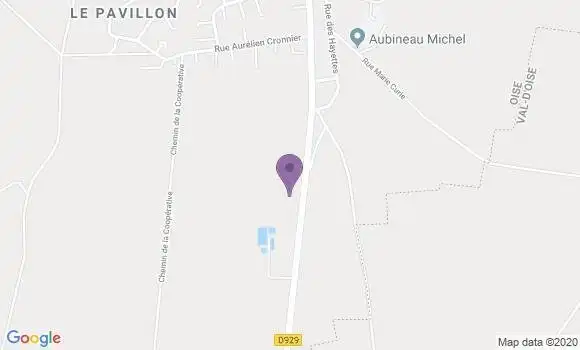 Localisation Crédit Agricole Agence de Beaumont sur Oise