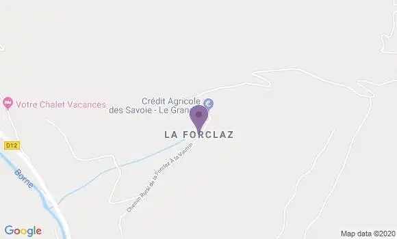 Localisation Crédit Agricole Agence de Le Grand Bornand