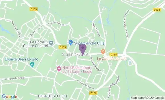 Localisation Crédit Agricole Agence de Theix