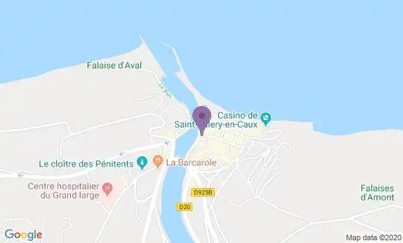 Localisation Crédit Agricole Agence de Saint Valery en Caux