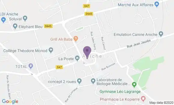 Localisation Crédit Agricole Agence d