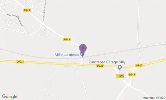 Localisation Crédit Agricole Agence de Lucé Ouest