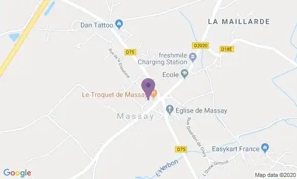 Localisation Crédit Agricole Agence de Gimont