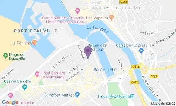 Localisation Société Générale Agence de Dauville