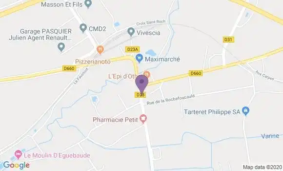 Localisation Crédit Agricole Agence d