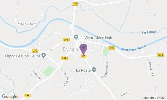 Localisation Crédit Agricole Agence d