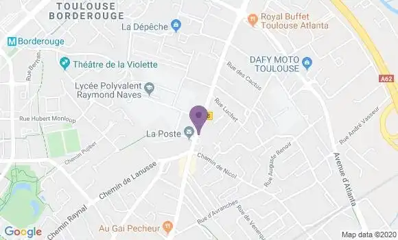 Localisation Crédit Agricole Agence de Toulouse Croix Daurade